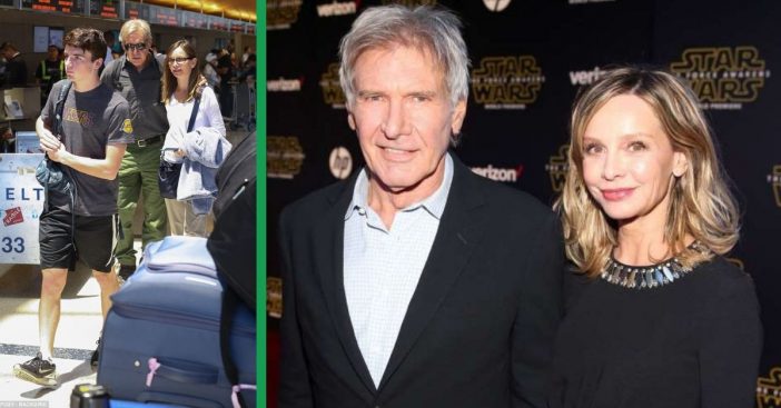 Harrison Ford And Calista Flockhart Help Son Move Into College