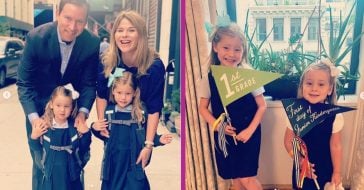 Jenna Bush Hager Adorable Photos Of Her Daughters Going Back To School