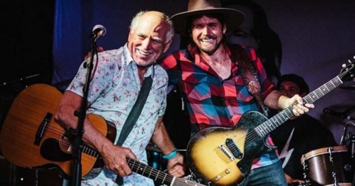 Jimmy Buffett Joins Willie Nelson's Son, Lukas, Onstage In The Hamptons