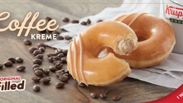 Krispy Kreme Is Selling Doughnuts Filled With Coffee-Flavored Cream