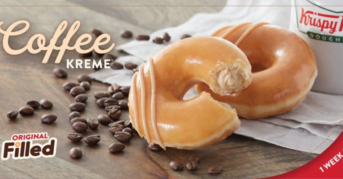 Krispy Kreme Is Selling Doughnuts Filled With Coffee-Flavored Cream