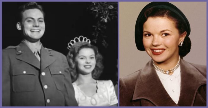 Shirley Temple and her Husband, John Agar.