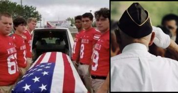 Six Teens Step In To Carry Casket For War Veteran Who Has No Male Relatives