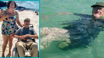 93-Year-Old Florida Man Experiences The Beach For The First Time