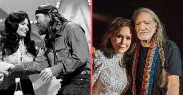 Loretta Lynn and Willie Nelson sing a duet of Lay Me Down