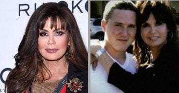 Michael Blosil and mother Marie Osmond
