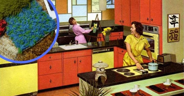 The average American home in the '60s