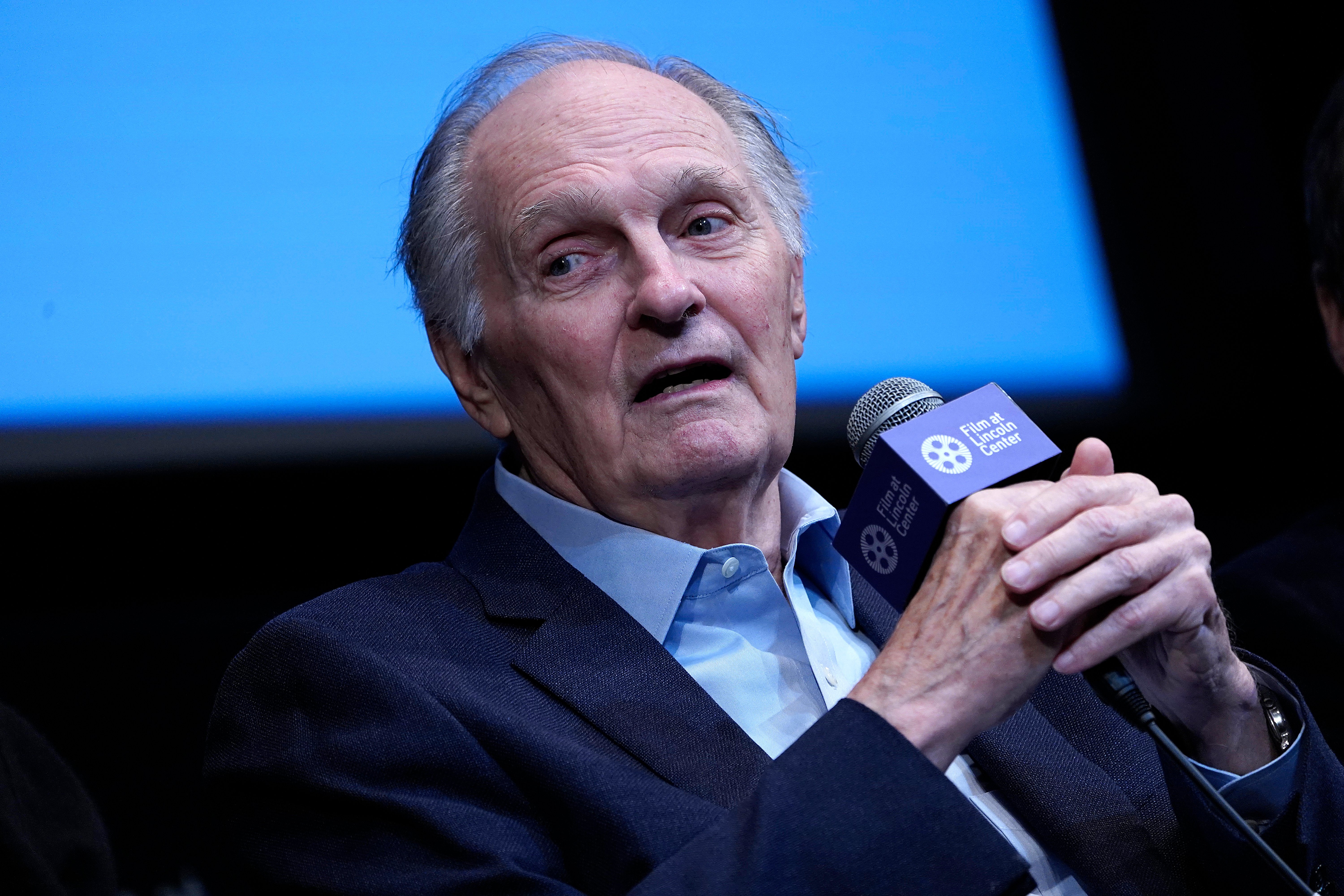 actor alan alda talking 