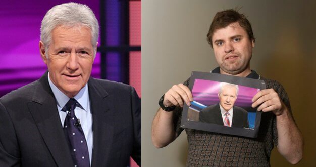 alex trebek arranges phone call with autistic man