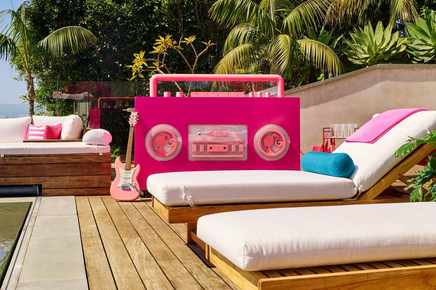 barbie dj booth pool 