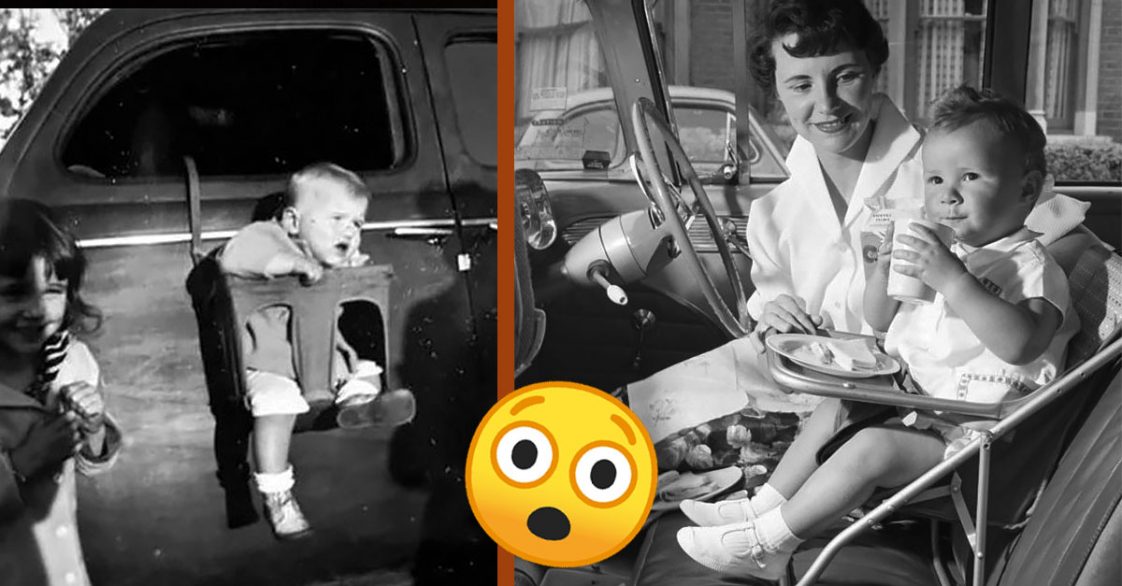 Car Seats From Decades Ago Prioritized Convenience Over Safety