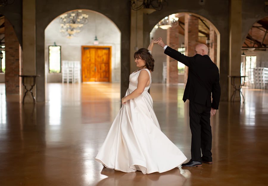 father daughter dancing 