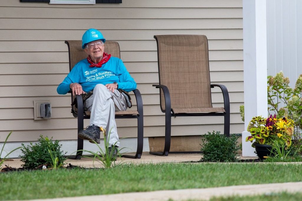 Jimmy Carter Discusses Volunteering For Habitat For Humanity At 95