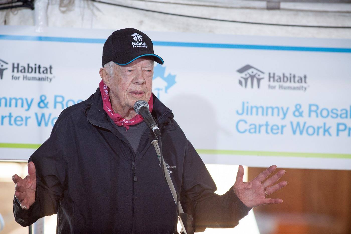 former president jimmy carter habitat for humanity
