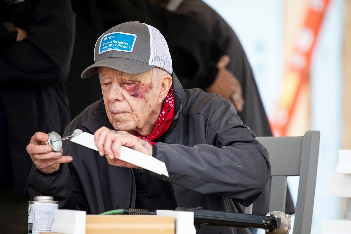 former president jimmy carter habitat for humanity