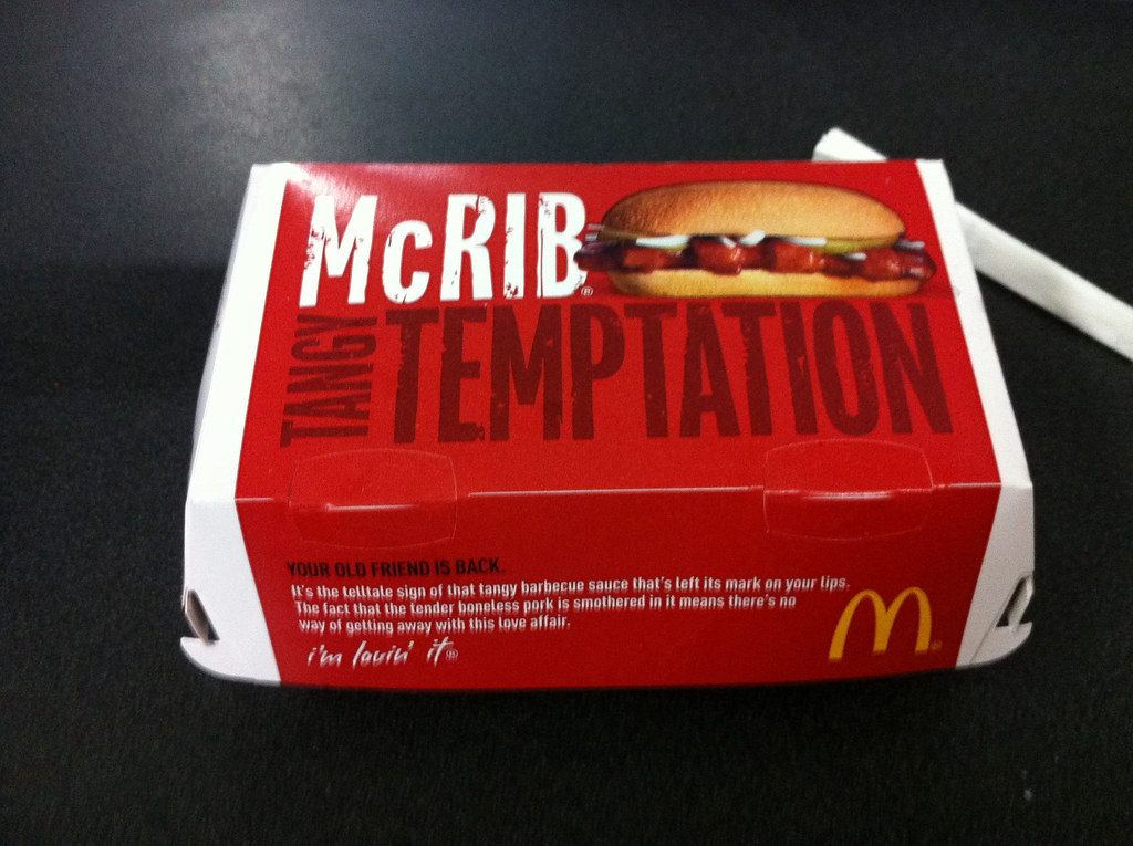 mcdonalds mcrib box