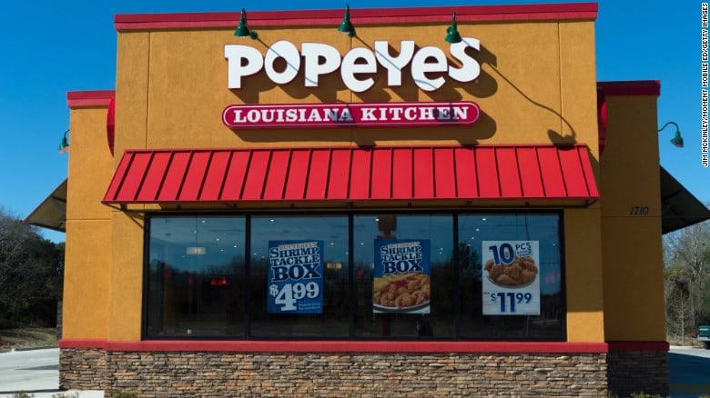 popeyes louisiana kitchen fast food restaurant 