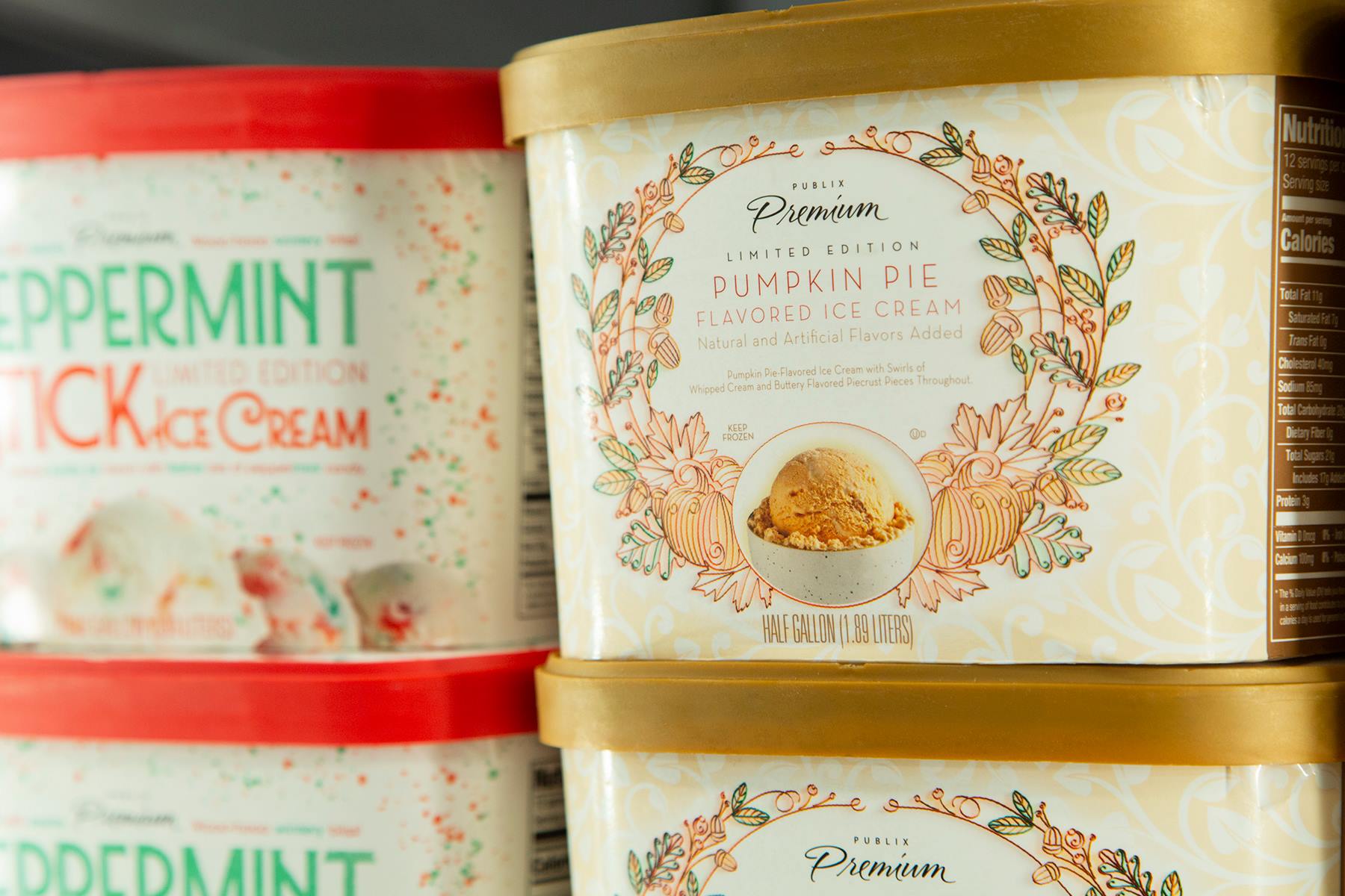 publix holiday ice cream 