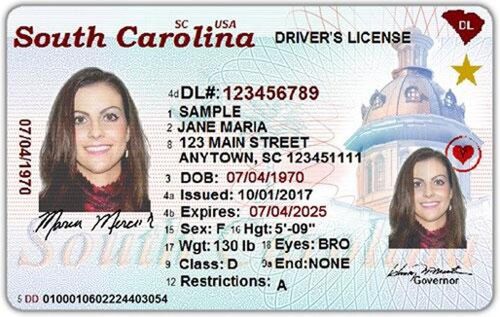 example of a REAL ID