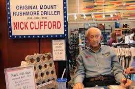Donald Clifford signed copies of his books at the park