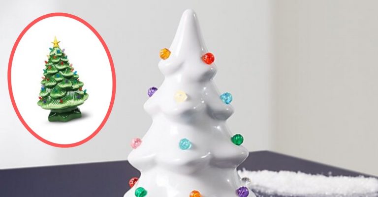 Buy Classic Ceramic Christmas Trees For $25 At Aldi