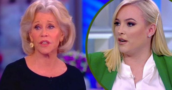 Meghan McCain Coincidentally Absent From Jane Fonda's Segment On 'The View' (1)