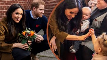 Prince Harry And Meghan Markle Make A Surprise Visit To Military Families
