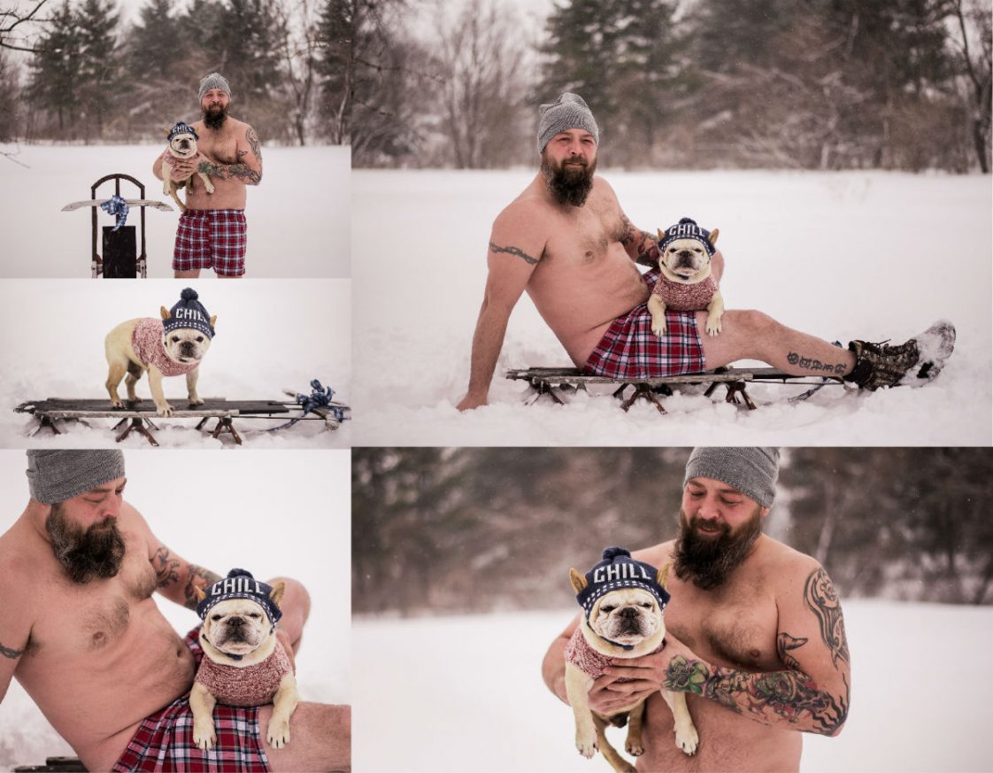 Grab A 'Dad Bod And Rescue Dog' 2020 Calendar This Year