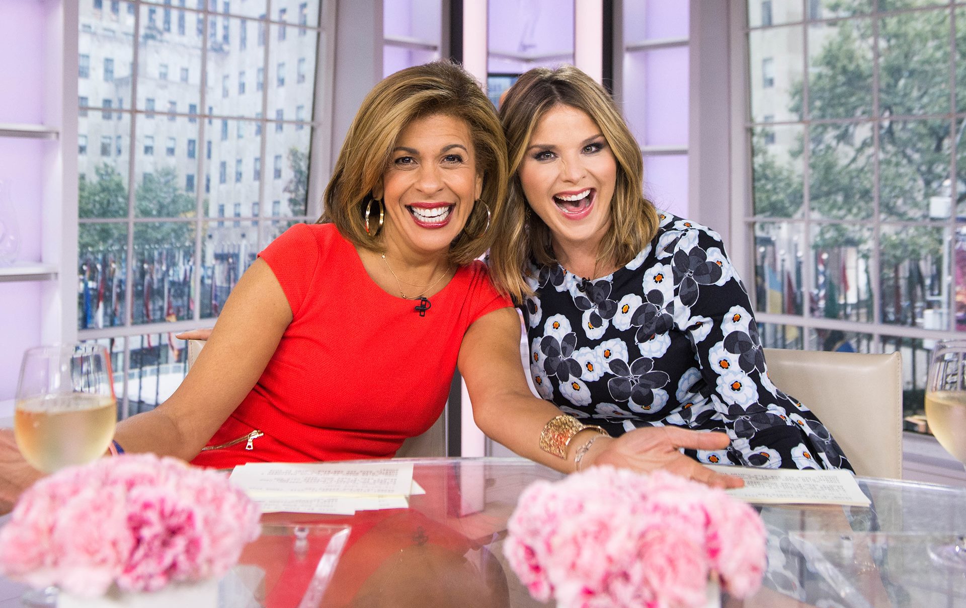 hoda kotb and jenna bush hager on the today show