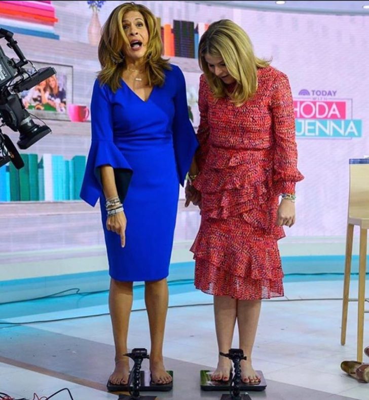 Hoda Kotb And Jenna Bush Hager Weigh Themselves On Live Tv