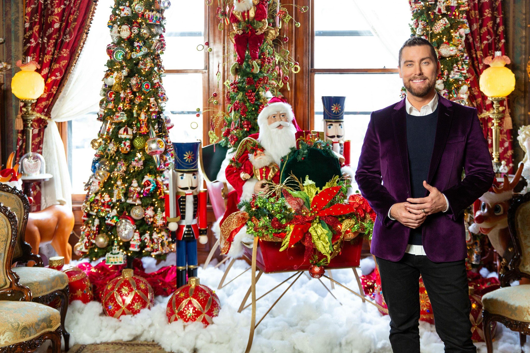 lance bass hgtv outrageous holiday houses special 