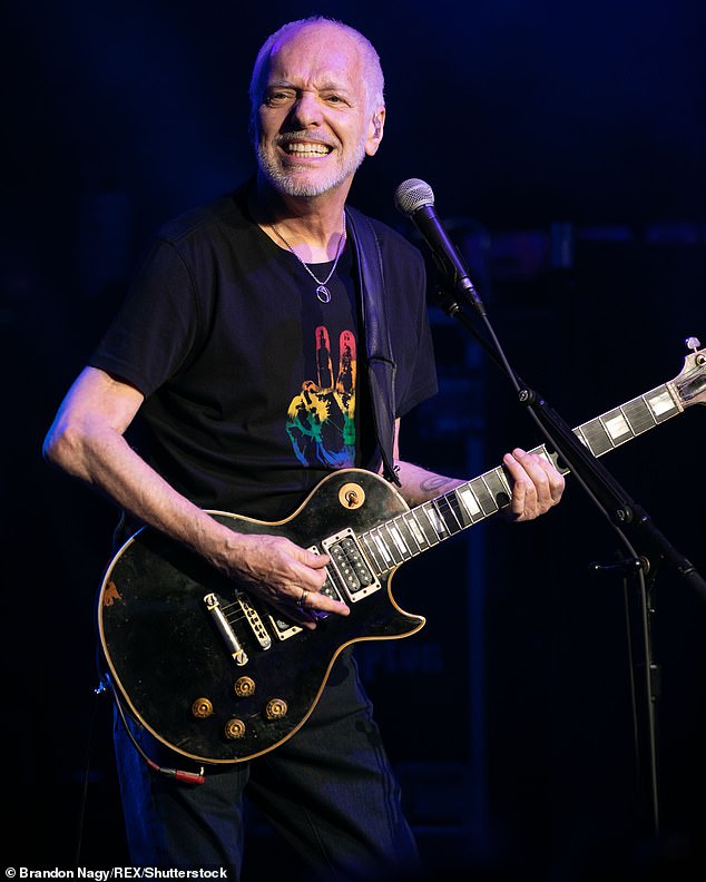 peter frampton sleeps with his guitar