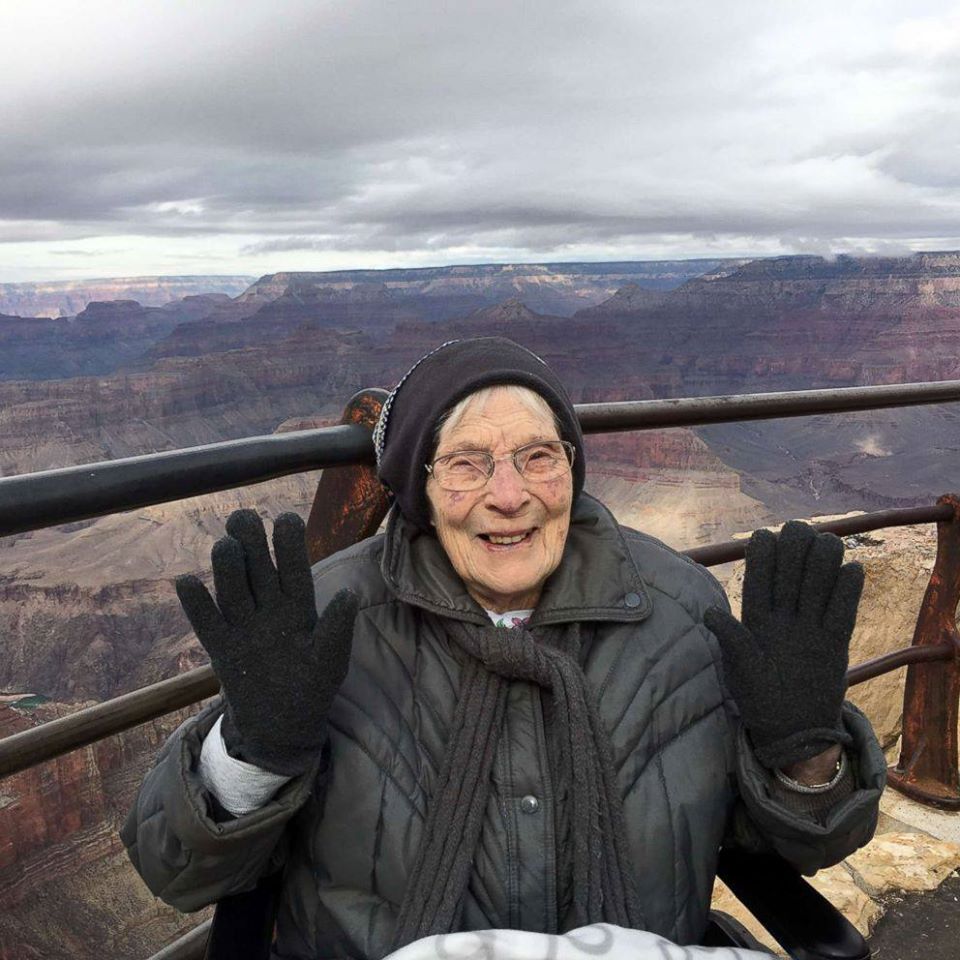 rose torphy at the grand canyon 