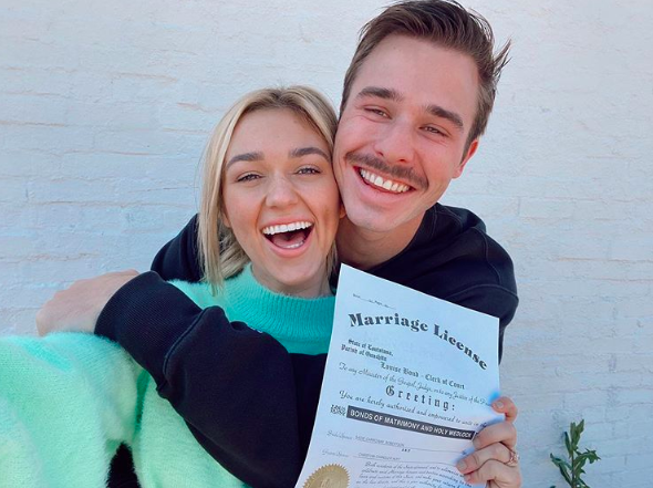 sadie robertson christian huff married