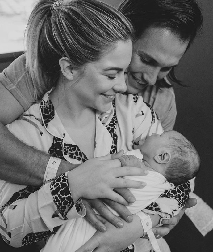 Gymnast Shawn Johnson East And Husband Celebrate Their First Baby