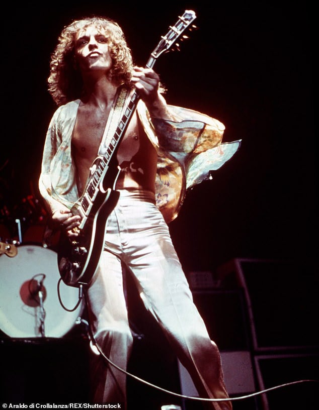 peter frampton sleeps with his guitar