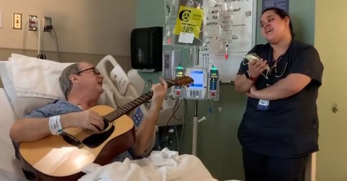 Chemo Patient And His Nurse Sing Stunning Rendition Of _O Holy Night_ Together