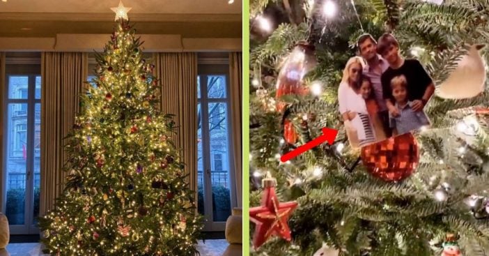 Kelly Ripa Swaps Out Traditional Ornaments For Nostalgic Family Photos On Her Christmas Tree