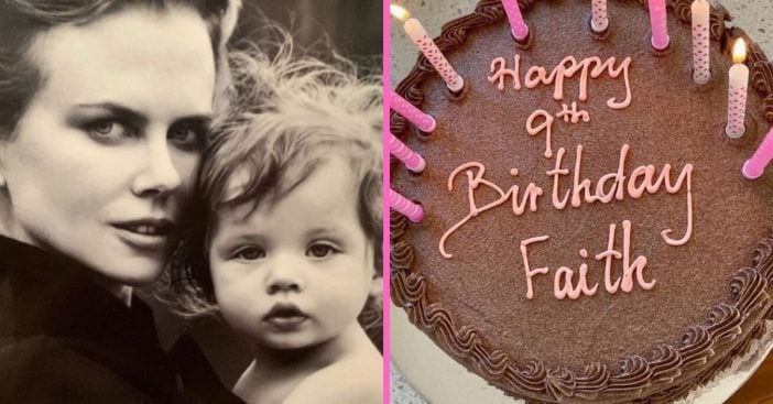 Nicole Kidman shares rare throwback photo of daughter Faith for her birthday