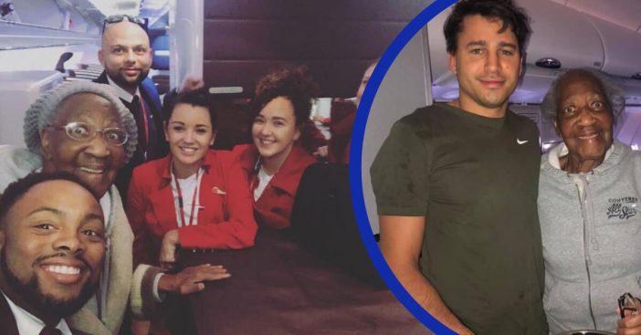 One man gave a stranger his first-class seat so her dream could come true