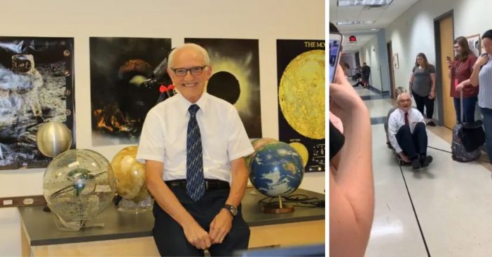 Professor Wright is thrilled his dream job gets people excited about science