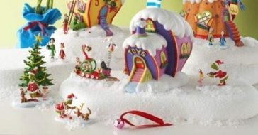 You can now purchase a Grinch ceramic Christmas village