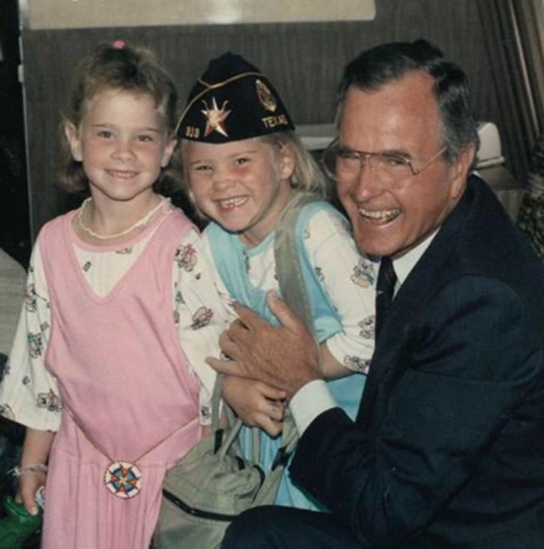 jenna bush hager shares throwback photos with grandpa george hw bush