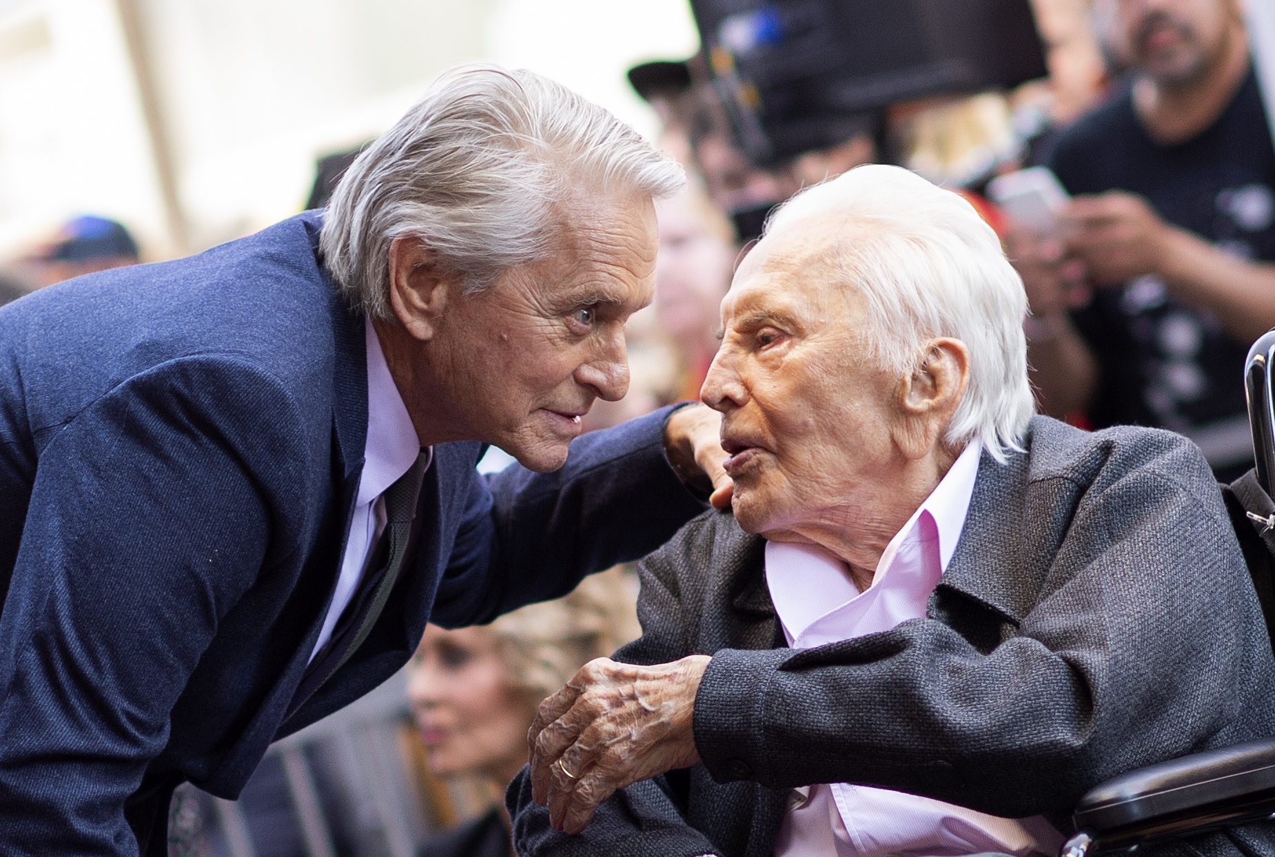 michael and kirk douglas 