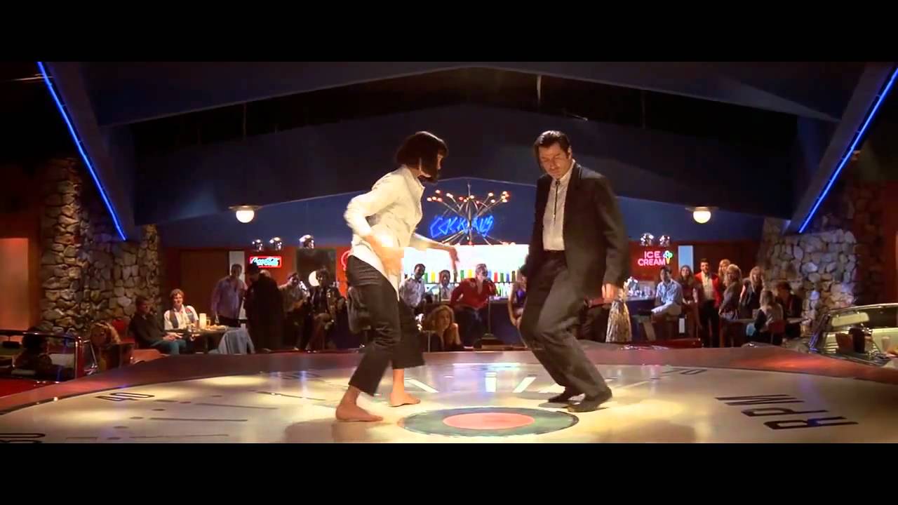 pulp fiction dance scene john travolta uma thurman 