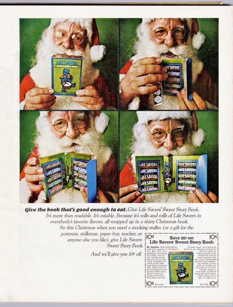 nostalgic santa ads