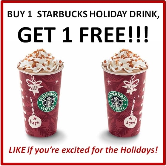 starbucks bogo drinks 