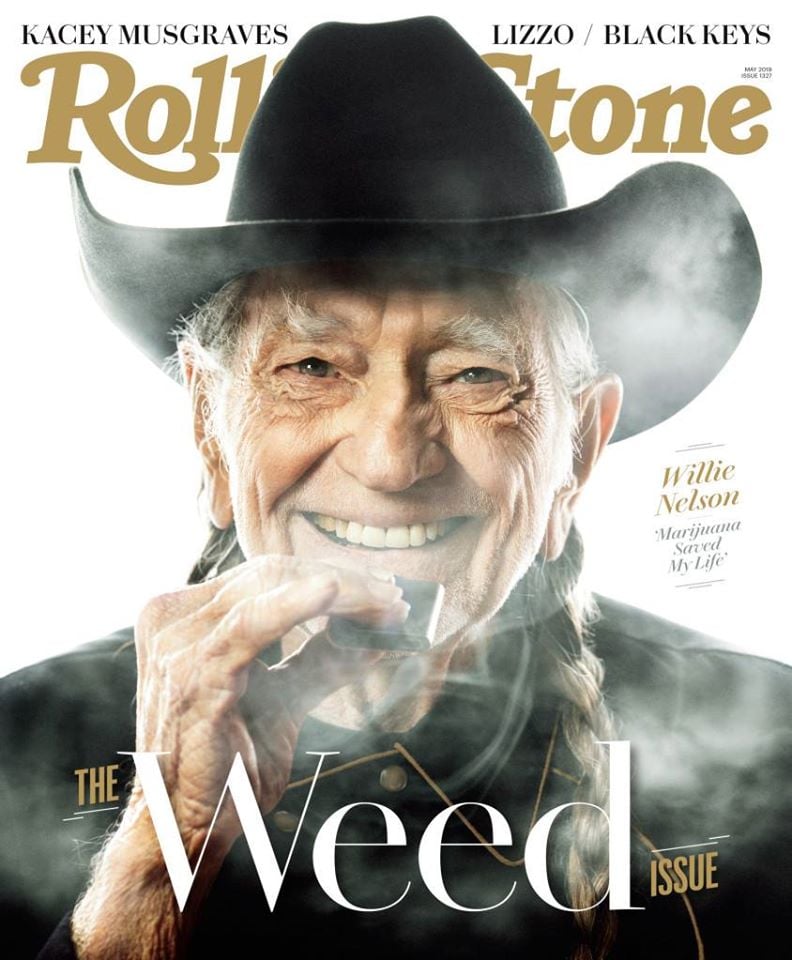 willie nelson rolling stone cover weed issue