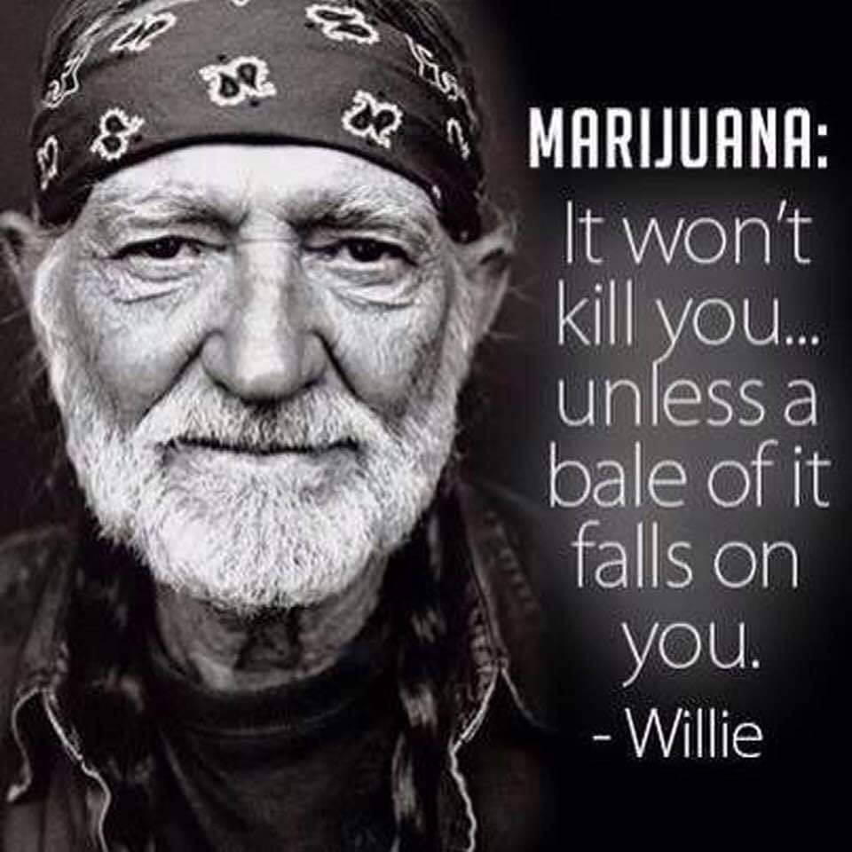 willie nelson weed joke 