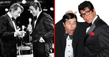 Dean Martin and Jerry Lewis presented perfect contrasts in their comedy sketches
